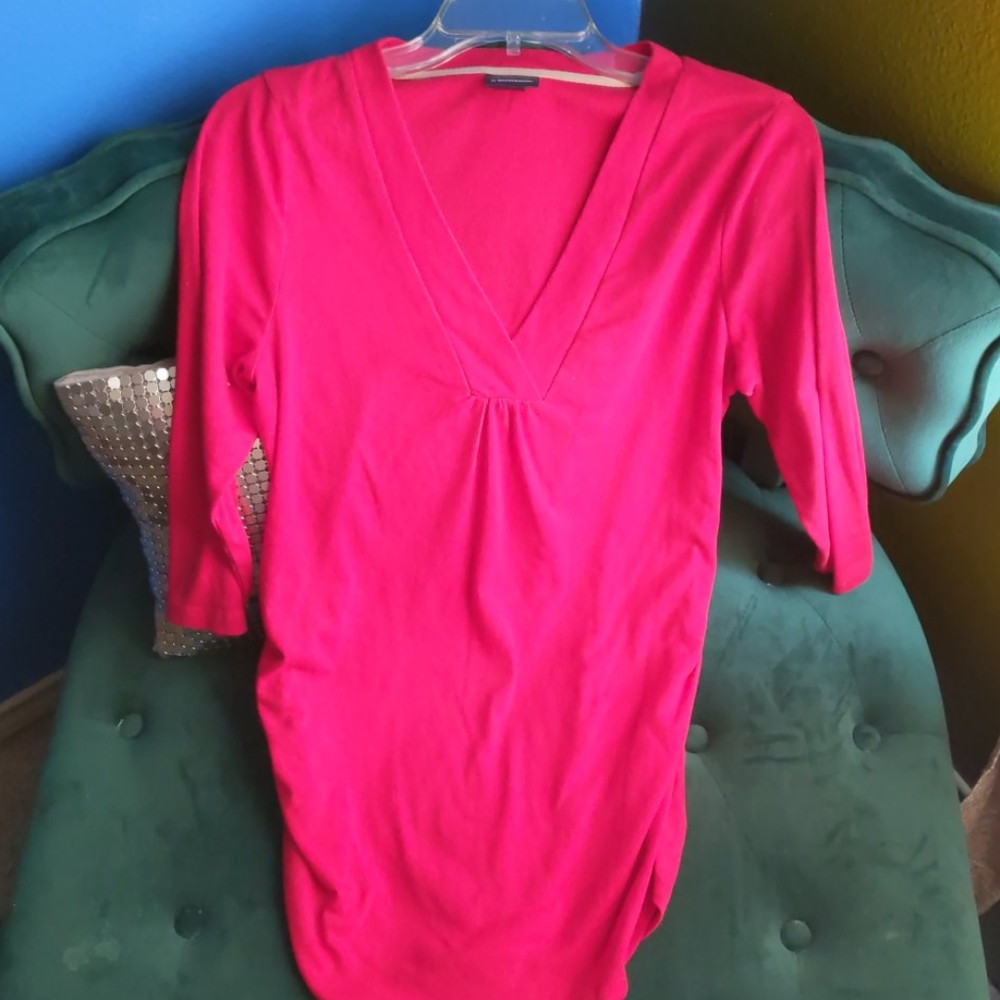 Red Maternity Top